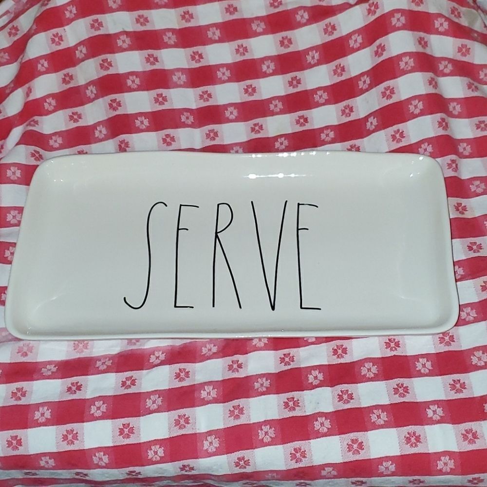 Rae Dunn by Magenta SERVE Platter Rectangle NWOT
